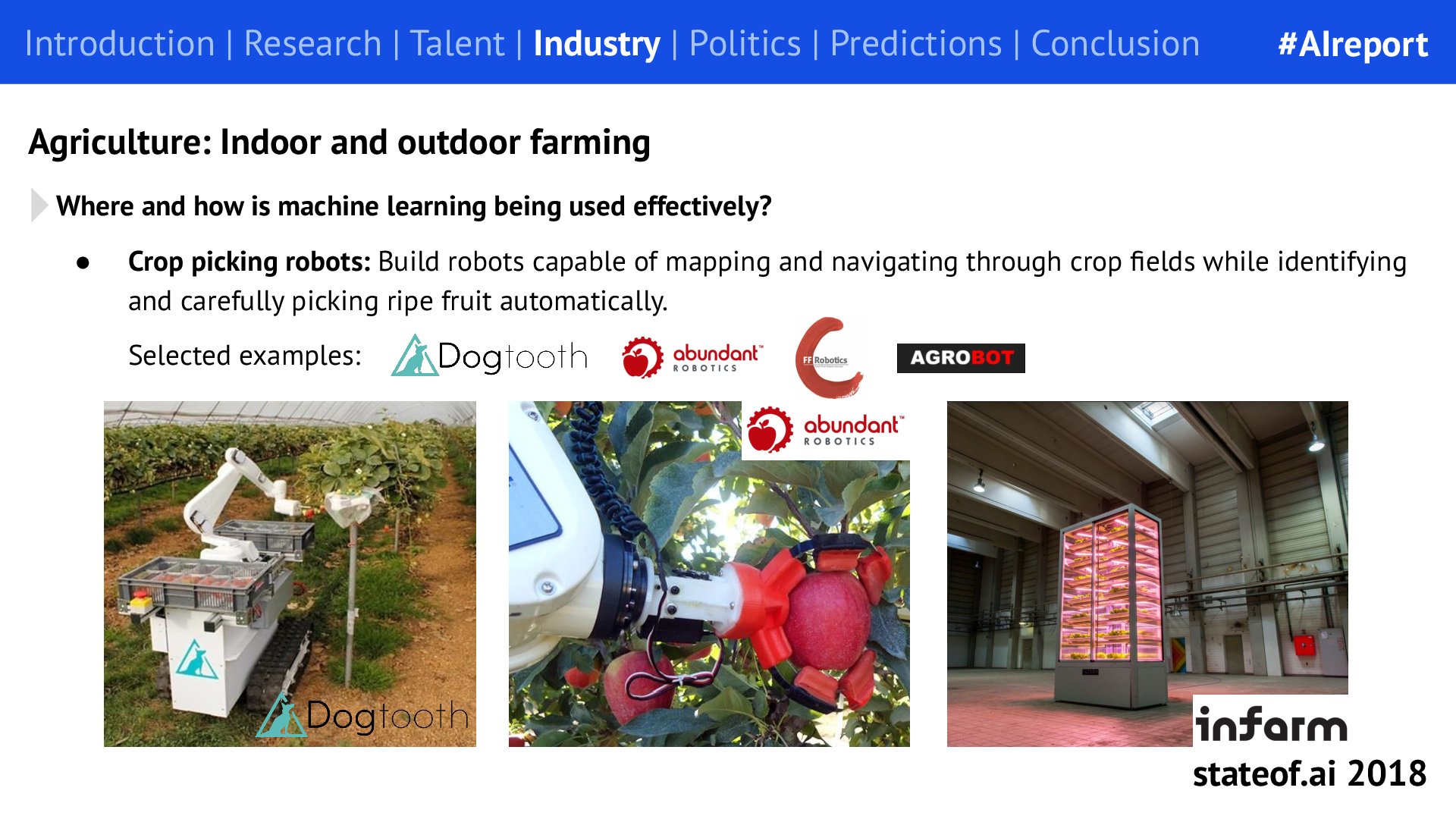 Agriculture tested perception and manipulation together - 2018 report, PDF page 100