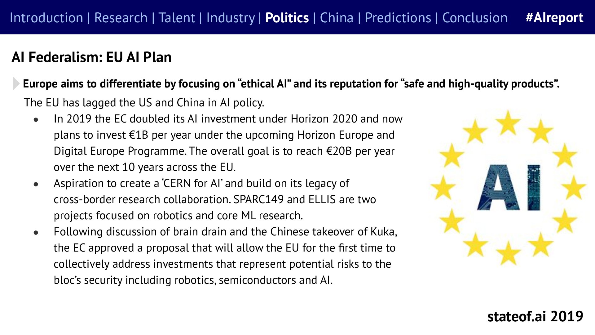 Europe combines investment with an ethical-AI agenda - 2019 report, PDF page 105