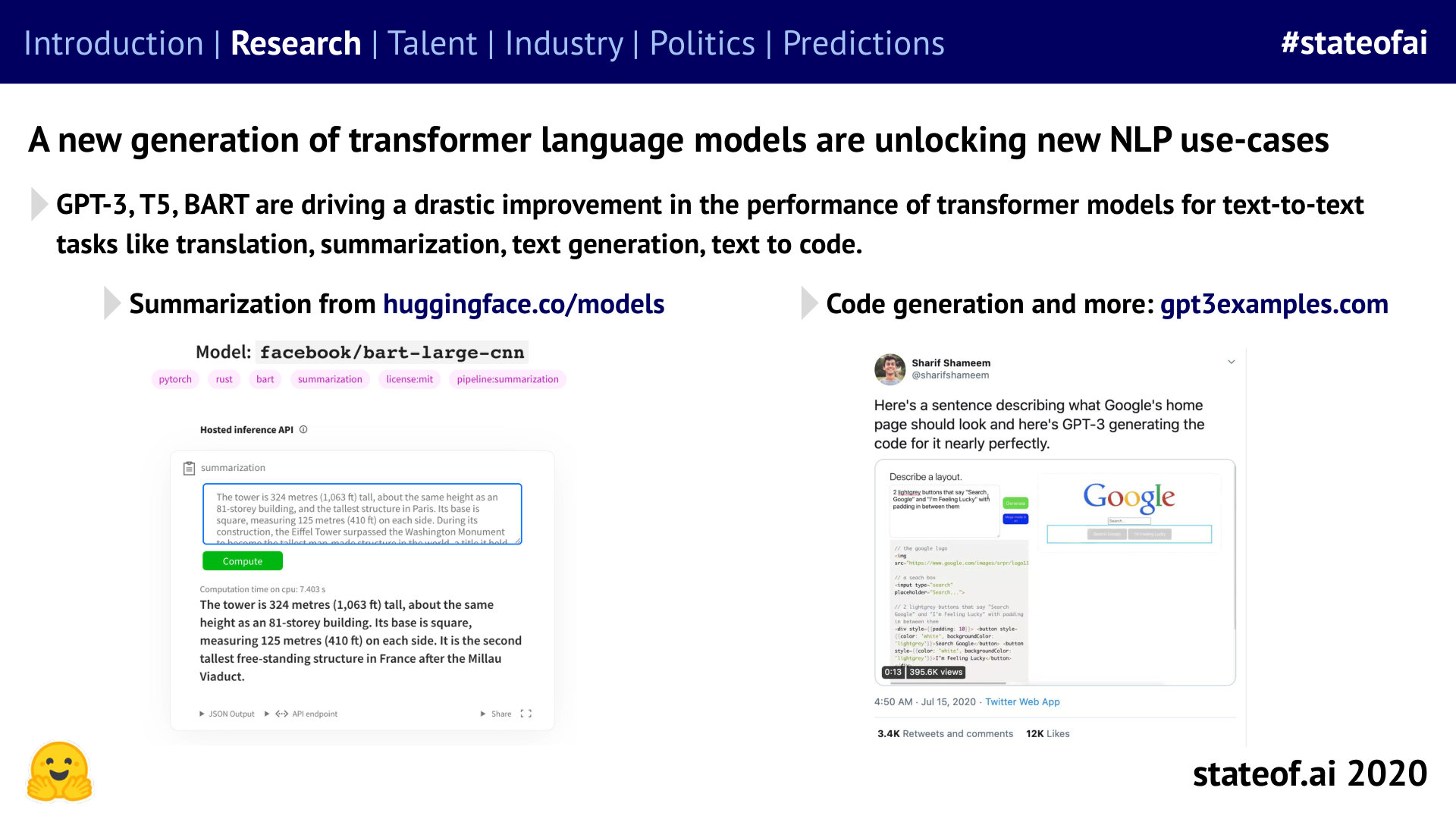 One architecture supports more language tasks - 2020 report, PDF page 24