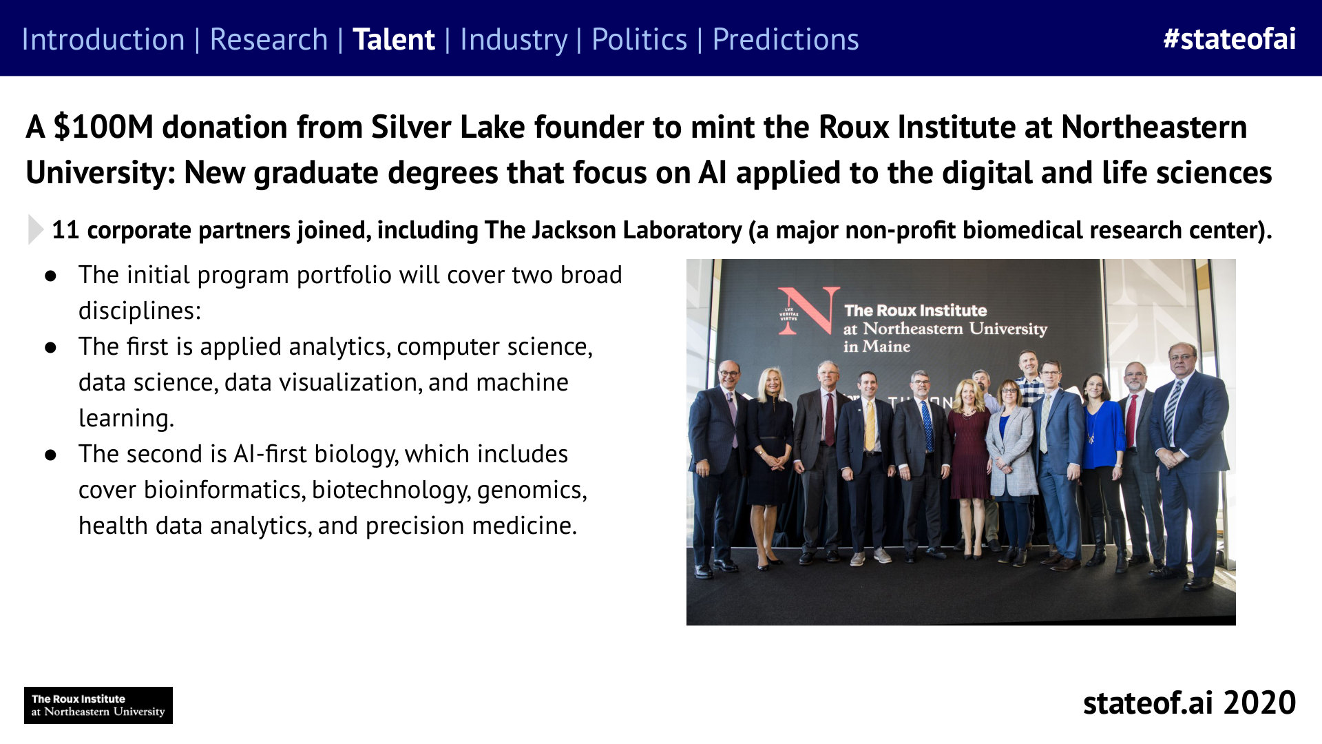 New training programs joined AI with domain expertise - 2020 report, PDF page 68