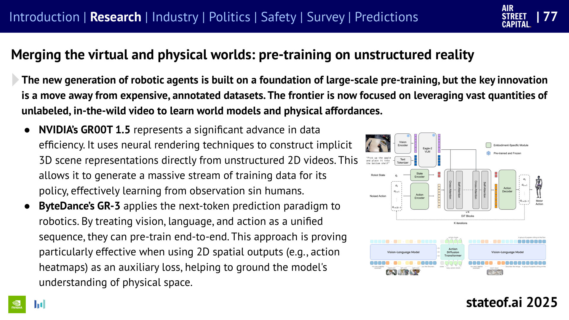 More data, with a difficult adaptation tradeoff - 2025 report, slide 77