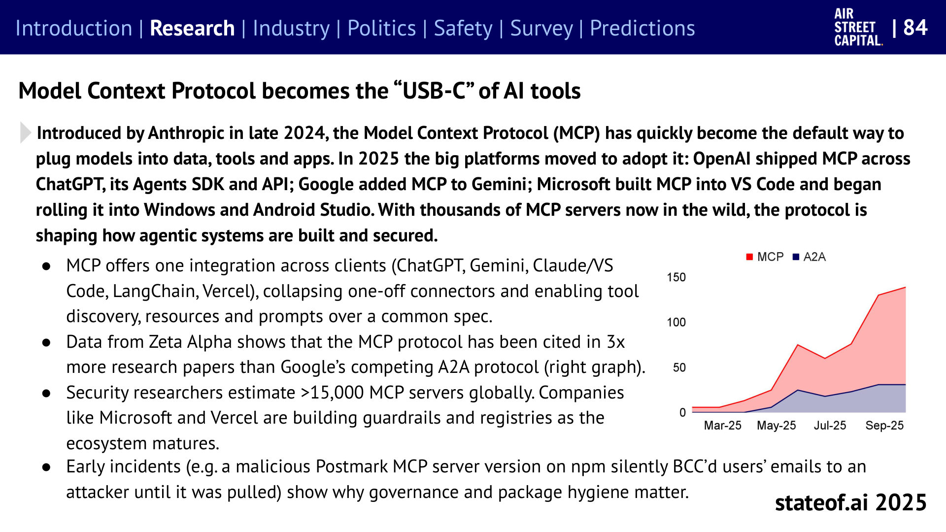 A common connection to tools takes shape - 2025 report, slide 84