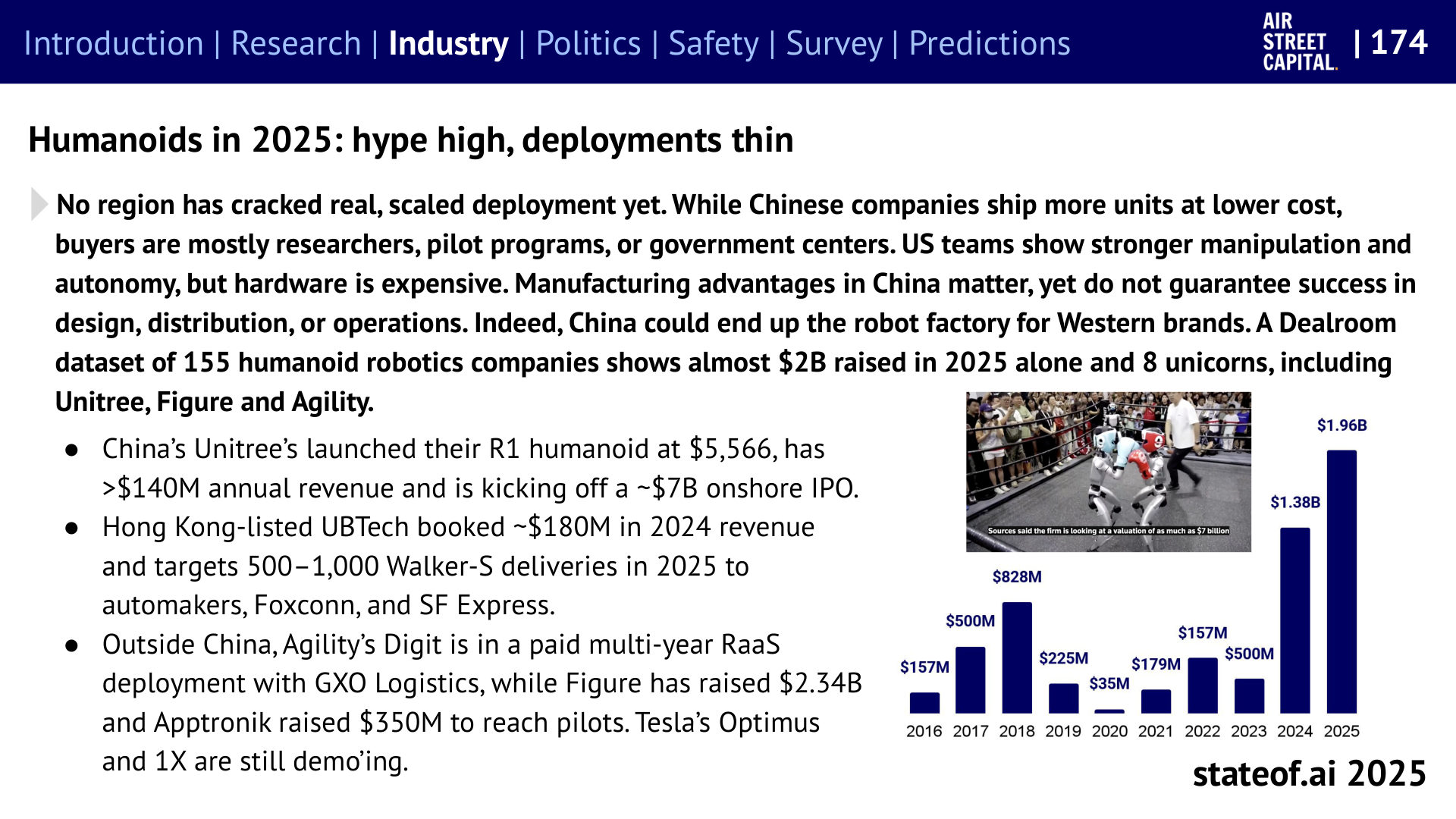 Deployment evidence varies by market - 2025 report, slide 174